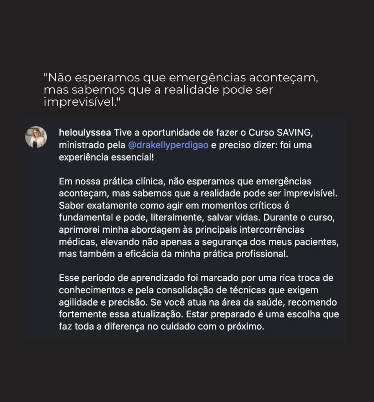 Depoimento em vídeo 5